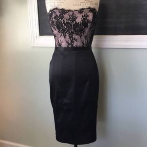 White House Black Market lace evening gown size 2